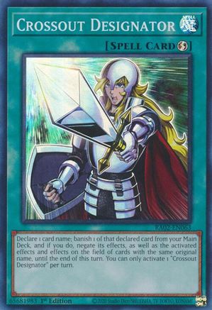 Crossout Designator [RA02-EN063] Super Rare - Yu-Gi-Oh! - Card Brawlers | Quebec | Canada |