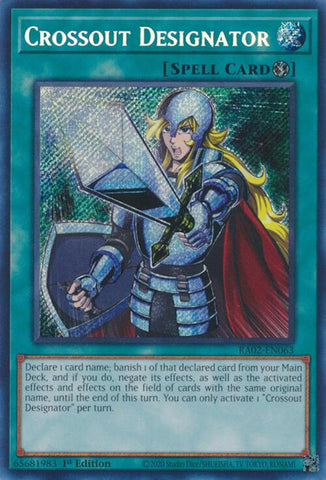 Crossout Designator (Secret Rare) [RA02-EN063] Secret Rare - Yu-Gi-Oh! - Card Brawlers | Quebec | Canada |