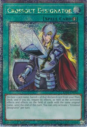 Crossout Designator (Quarter Century Secret Rare) [RA02-EN063] Quarter Century Secret Rare - Yu-Gi-Oh! - Card Brawlers | Quebec | Canada |