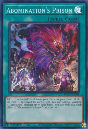 Abomination's Prison [RA02-EN064] Super Rare - Yu-Gi-Oh! - Card Brawlers | Quebec | Canada |
