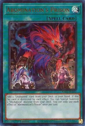 Abomination's Prison (UR) [RA02-EN064] Ultra Rare - Yu-Gi-Oh! - Card Brawlers | Quebec | Canada |