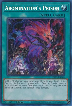 Abomination's Prison (Secret Rare) [RA02-EN064] Secret Rare - Yu-Gi-Oh! - Card Brawlers | Quebec | Canada |