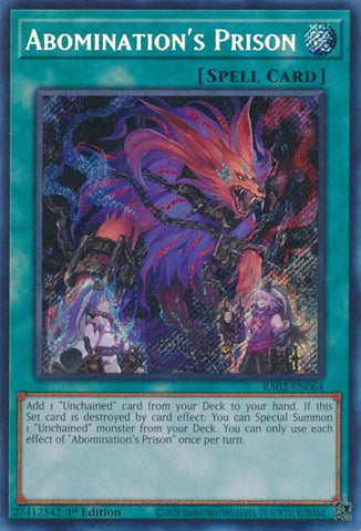 Abomination's Prison (Secret Rare) [RA02-EN064] Secret Rare - Yu-Gi-Oh! - Card Brawlers | Quebec | Canada |