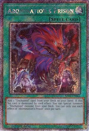 Abomination's Prison (Platinum Secret Rare) [RA02-EN064] Platinum Secret Rare - Yu-Gi-Oh! - Card Brawlers | Quebec | Canada |
