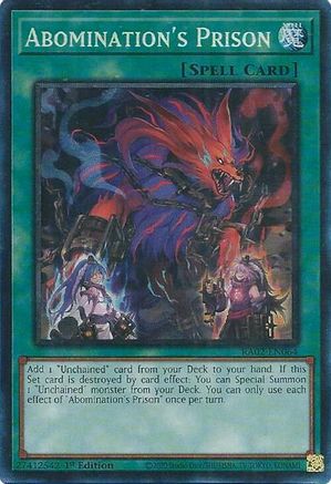 Abomination's Prison (PCR) [RA02-EN064] Prismatic Collector's Rare - Yu-Gi-Oh! - Card Brawlers | Quebec | Canada |
