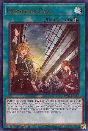 Exosister Pax (UR) [RA02-EN066] Ultra Rare - Yu-Gi-Oh! - Card Brawlers | Quebec | Canada |