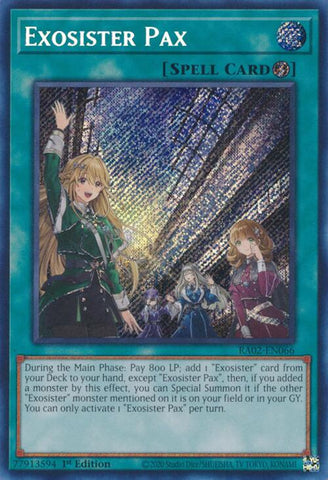 Exosister Pax (Secret Rare) [RA02-EN066] Secret Rare