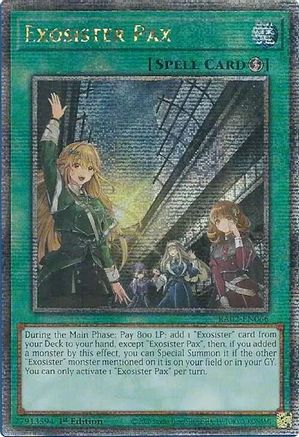 Exosister Pax (Quarter Century Secret Rare) [RA02-EN066] Quarter Century Secret Rare - Yu-Gi-Oh! - Card Brawlers | Quebec | Canada |