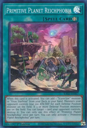 Primitive Planet Reichphobia [RA02-EN067] Super Rare - Yu-Gi-Oh! - Card Brawlers | Quebec | Canada |