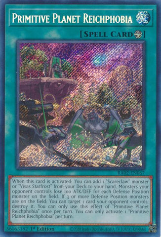 Primitive Planet Reichphobia (Secret Rare) [RA02-EN067] Secret Rare - Yu-Gi-Oh! - Card Brawlers | Quebec | Canada |