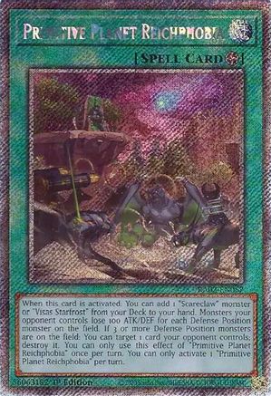 Primitive Planet Reichphobia (Platinum Secret Rare) [RA02-EN067] Platinum Secret Rare - Yu-Gi-Oh! - Card Brawlers | Quebec | Canada |