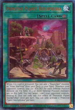 Primitive Planet Reichphobia (PUR) [RA02-EN067] Prismatic Ultimate Rare - Yu-Gi-Oh! - Card Brawlers | Quebec | Canada |