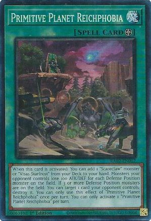 Primitive Planet Reichphobia (PCR) [RA02-EN067] Prismatic Collector's Rare - Yu-Gi-Oh! - Card Brawlers | Quebec | Canada |