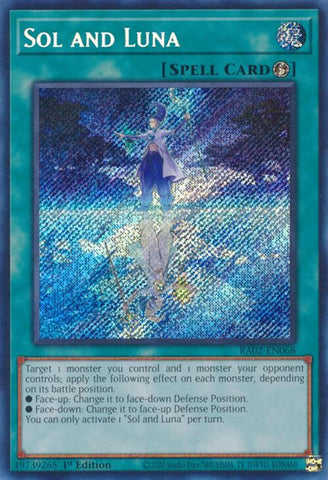 Sol and Luna (Secret Rare) [RA02-EN068] Secret Rare - Yu-Gi-Oh! - Card Brawlers | Quebec | Canada |