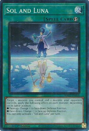 Sol and Luna (PCR) [RA02-EN068] Prismatic Collector's Rare - Yu-Gi-Oh! - Card Brawlers | Quebec | Canada |