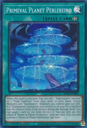 Primeval Planet Perlereino [RA02-EN069] Super Rare - Yu-Gi-Oh! - Card Brawlers | Quebec | Canada |