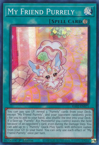 My Friend Purrely [RA02-EN071] Super Rare - Yu-Gi-Oh! - Card Brawlers | Quebec | Canada |