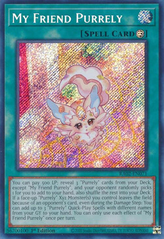My Friend Purrely (Secret Rare) [RA02-EN071] Secret Rare - Yu-Gi-Oh! - Card Brawlers | Quebec | Canada |