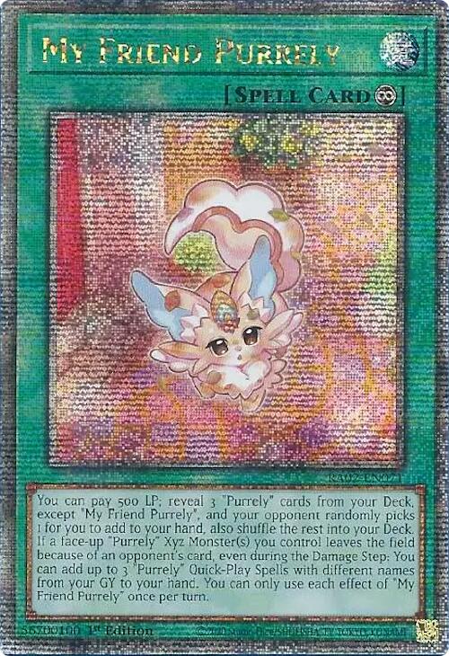 My Friend Purrely (Quarter Century Secret Rare) [RA02-EN071] Quarter Century Secret Rare