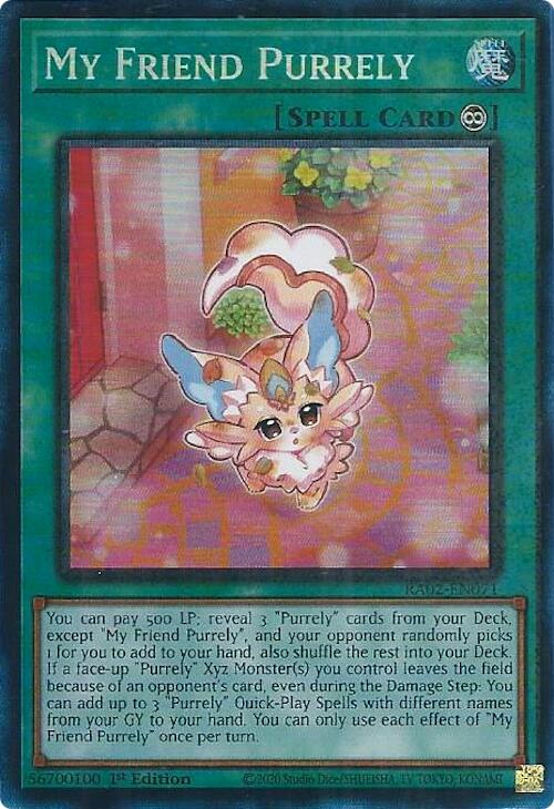 My Friend Purrely (PCR) [RA02-EN071] Prismatic Collector's Rare