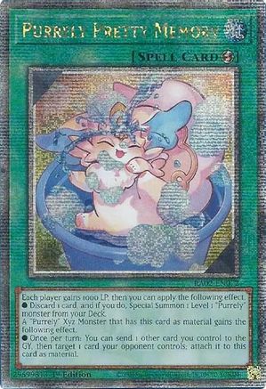 Purrely Pretty Memory (Quarter Century Secret Rare) [RA02-EN072] Quarter Century Secret Rare - Yu-Gi-Oh! - Card Brawlers | Quebec | Canada |
