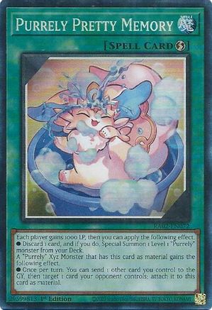Purrely Pretty Memory (PCR) [RA02-EN072] Prismatic Collector's Rare - Yu-Gi-Oh! - Card Brawlers | Quebec | Canada |