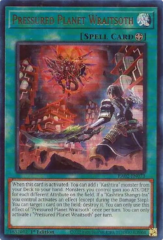 Pressured Planet Wraitsoth (UR) [RA02-EN073] Ultra Rare - Yu-Gi-Oh! - Card Brawlers | Quebec | Canada |