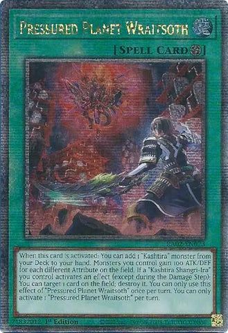 Pressured Planet Wraitsoth (Quarter Century Secret Rare) [RA02-EN073] Quarter Century Secret Rare