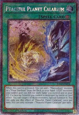 Peaceful Planet Calarium (Platinum Secret Rare) [RA02-EN074] Platinum Secret Rare - Yu-Gi-Oh! - Card Brawlers | Quebec | Canada |
