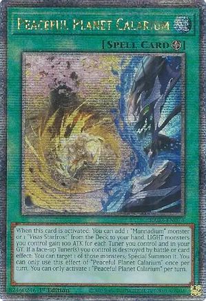 Peaceful Planet Calarium (Quarter Century Secret Rare) [RA02-EN074] Quarter Century Secret Rare - Yu-Gi-Oh! - Card Brawlers | Quebec | Canada |