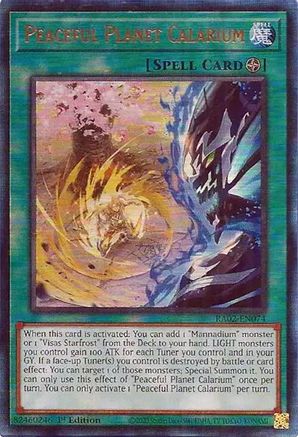 Peaceful Planet Calarium (PUR) [RA02-EN074] Prismatic Ultimate Rare - Yu-Gi-Oh! - Card Brawlers | Quebec | Canada |