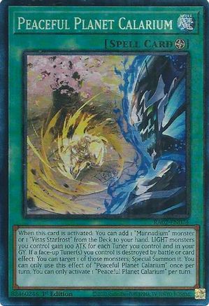 Peaceful Planet Calarium (PCR) [RA02-EN074] Prismatic Collector's Rare - Yu-Gi-Oh! - Card Brawlers | Quebec | Canada |
