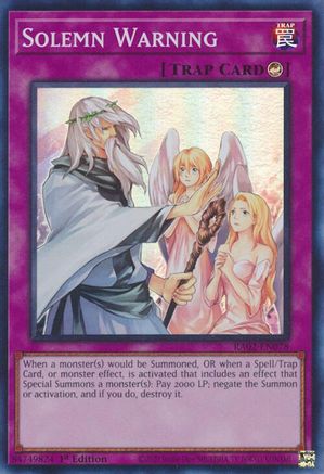 Solemn Warning [RA02-EN078] Super Rare - Yu-Gi-Oh! - Card Brawlers | Quebec | Canada |