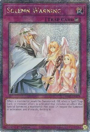 Solemn Warning (Quarter Century Secret Rare) [RA02-EN078] Quarter Century Secret Rare - Yu-Gi-Oh! - Card Brawlers | Quebec | Canada |