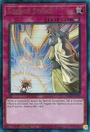 Solemn Strike (PUR) [RA02-EN079] Prismatic Ultimate Rare - Yu-Gi-Oh! - Card Brawlers | Quebec | Canada |