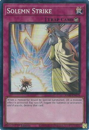 Solemn Strike (PCR) [RA02-EN079] Prismatic Collector's Rare - Yu-Gi-Oh! - Card Brawlers | Quebec | Canada |
