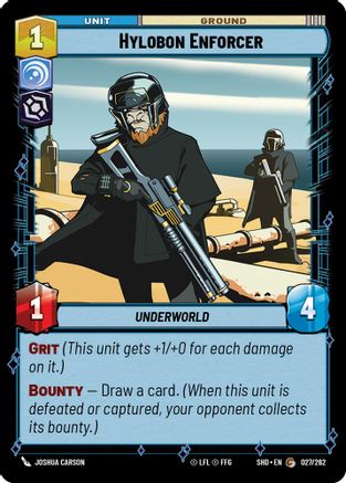 Hylobon Enforcer (027/262) (027/262) [Shadows of the Galaxy] - Fantasy Flight Games - Card Brawlers | Quebec | Canada |