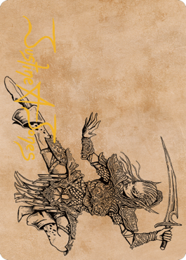Lae'zel, Vlaakith's Champion Art Card (Gold-Stamped Signature) [Commander Legends: Battle for Baldur's Gate Art Series] - Magic: The Gathering - Card Brawlers | Quebec | Canada |