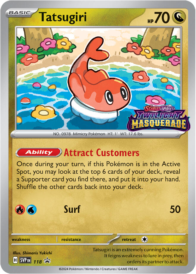 Tatsugiri (118) [Scarlet & Violet: Black Star Promos] - Pokémon - Card Brawlers | Quebec | Canada |