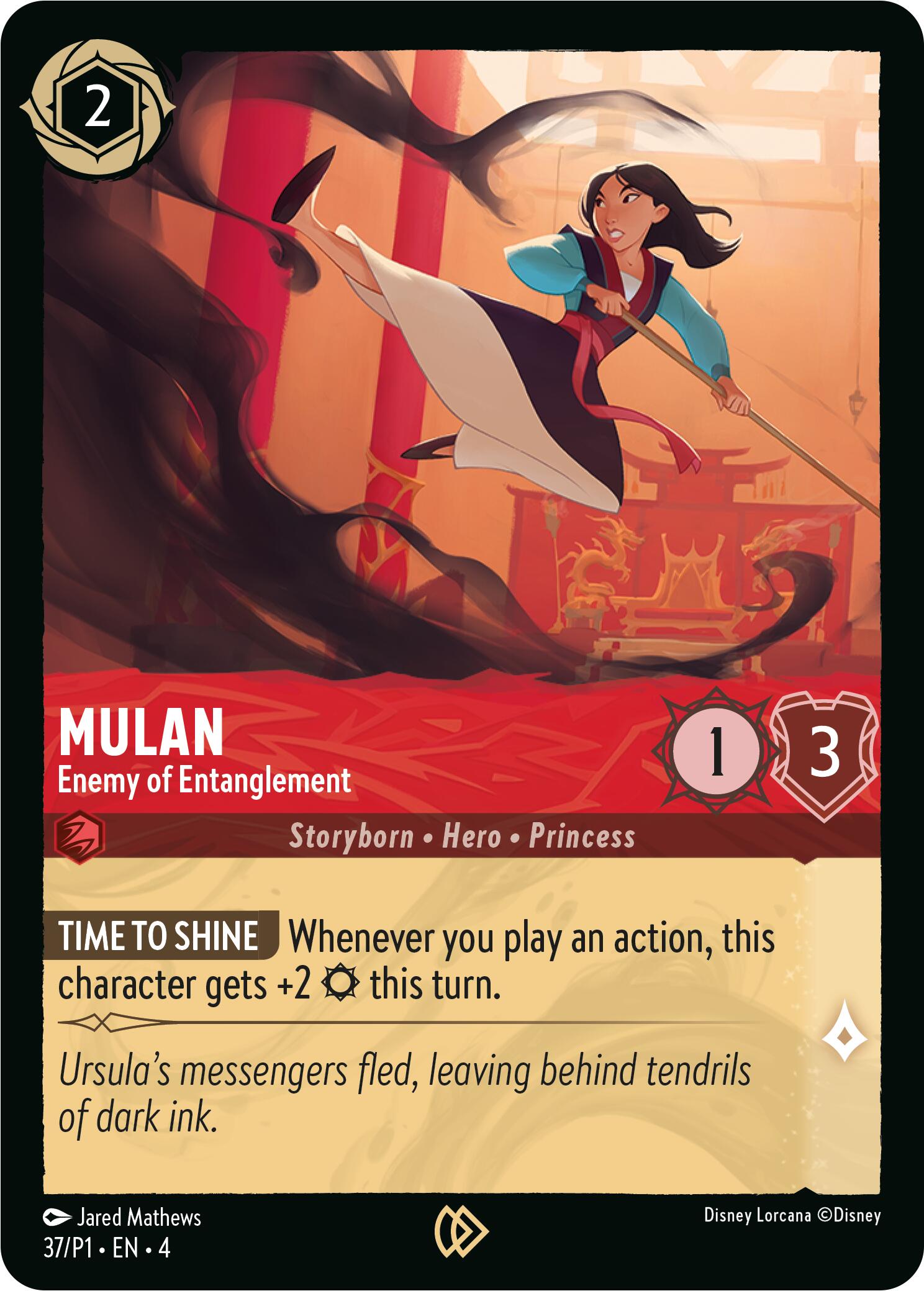 Mulan - Enemy of Entanglement (37) [Promo Cards] - Disney - Card Brawlers | Quebec | Canada |