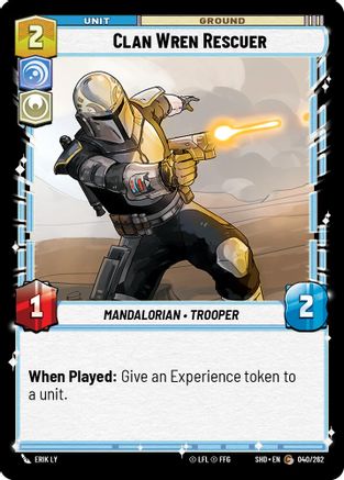 Clan Wren Rescuer (040/262) (040/262) [Shadows of the Galaxy] - Fantasy Flight Games - Card Brawlers | Quebec | Canada |