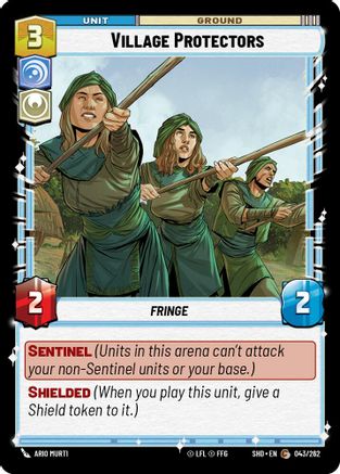 Village Protectors (043/262) (043/262) [Shadows of the Galaxy] - Fantasy Flight Games - Card Brawlers | Quebec | Canada |