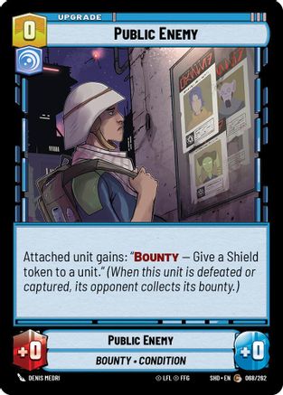 Public Enemy (068/262) (068/262) [Shadows of the Galaxy] - Fantasy Flight Games - Card Brawlers | Quebec | Canada |