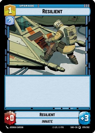 Resilient (070/262) (070/262) [Shadows of the Galaxy] - Fantasy Flight Games - Card Brawlers | Quebec | Canada |