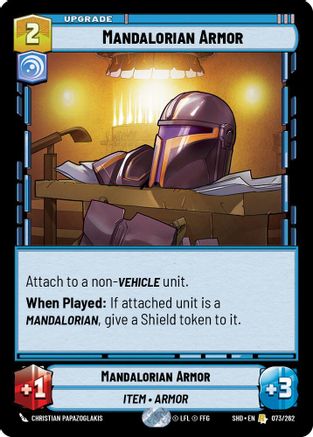 Mandalorian Armor (073/262) (073/262) [Shadows of the Galaxy] - Fantasy Flight Games - Card Brawlers | Quebec | Canada |