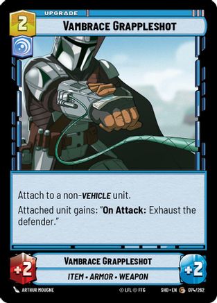 Vambrace Grappleshot (074/262) (074/262) [Shadows of the Galaxy] - Fantasy Flight Games - Card Brawlers | Quebec | Canada |