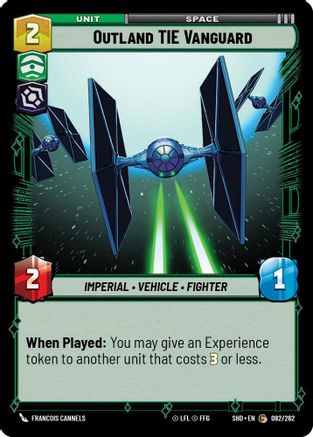 Outland TIE Vanguard (082/262) (082/262) [Shadows of the Galaxy] - Fantasy Flight Games - Card Brawlers | Quebec | Canada |