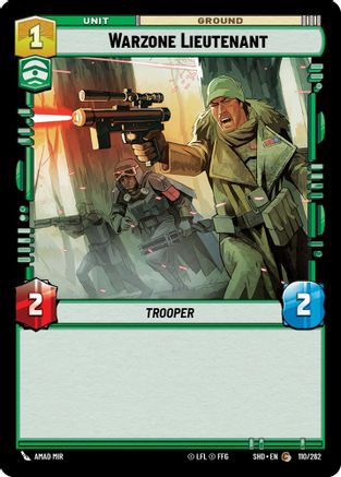 Warzone Lieutenant (110/262) (110/262) [Shadows of the Galaxy] - Fantasy Flight Games - Card Brawlers | Quebec | Canada |
