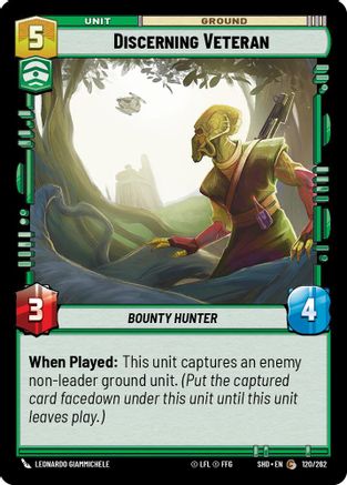 Discerning Veteran (120/262) (120/262) [Shadows of the Galaxy] - Fantasy Flight Games - Card Brawlers | Quebec | Canada |
