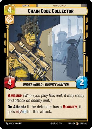 Chain Code Collector (216/262) (216/262) [Shadows of the Galaxy] - Fantasy Flight Games - Card Brawlers | Quebec | Canada |